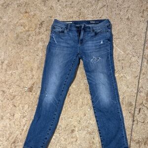GAP Women's Distressed Denim Skinny Jeans
